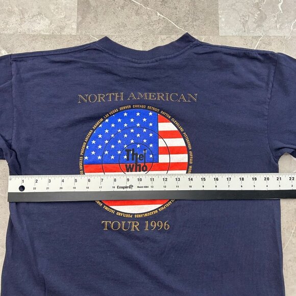Vintage The Who Quadrophenia Graphic Tour Tee Mens Large Short Sleeve 90s - Picture 8 of 10